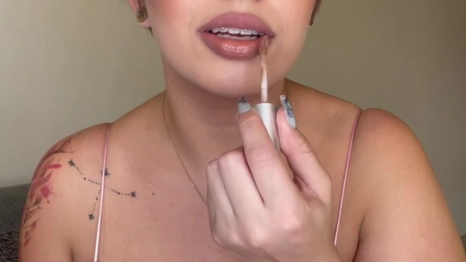 Empowered Dripping Tattoo Amarettoh nude